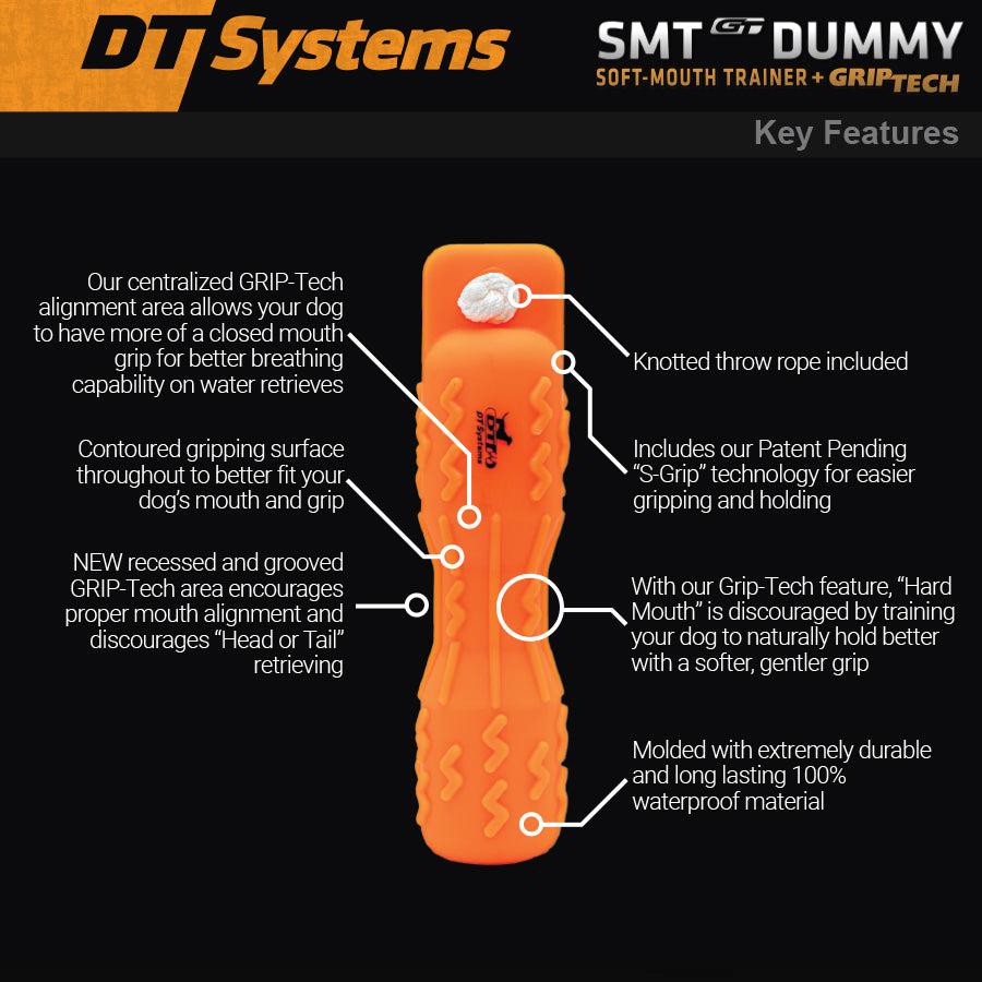 DT Systems SMT Dog Training Retrieving Bumper Dummies
